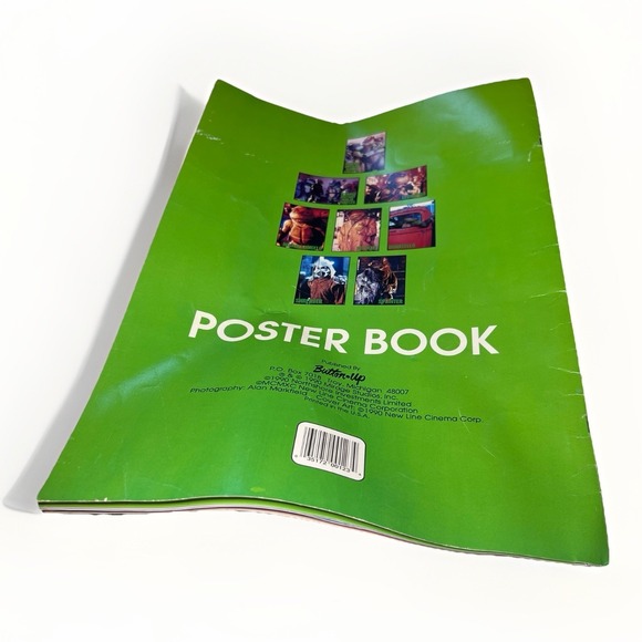 Vintage 1990 Teenage‎ Mutant Ninja Turtles the Movie Poster Book Imperfect - Picture 11 of 13